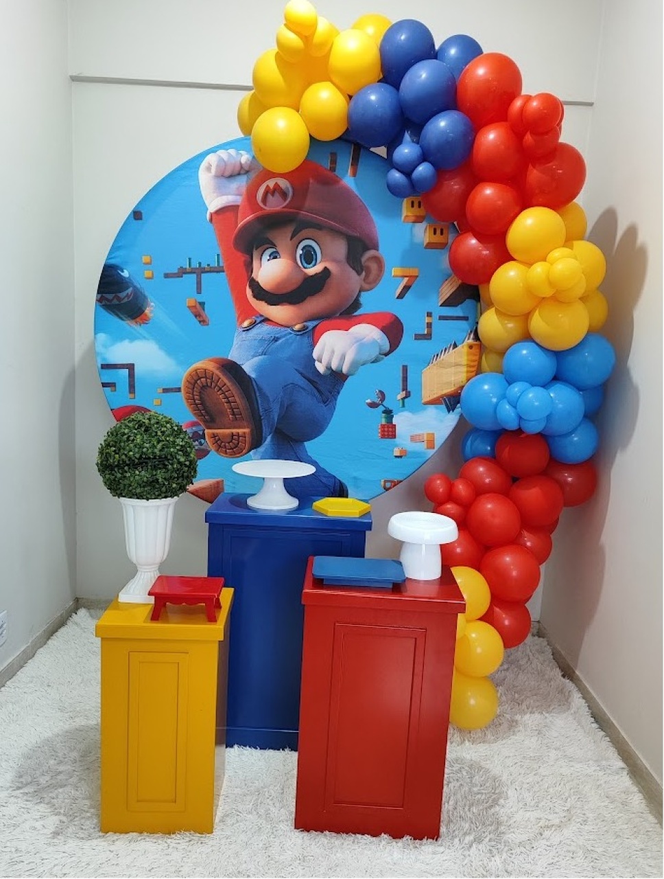 Decoração Infantil Super Mario - FIG FESTA 