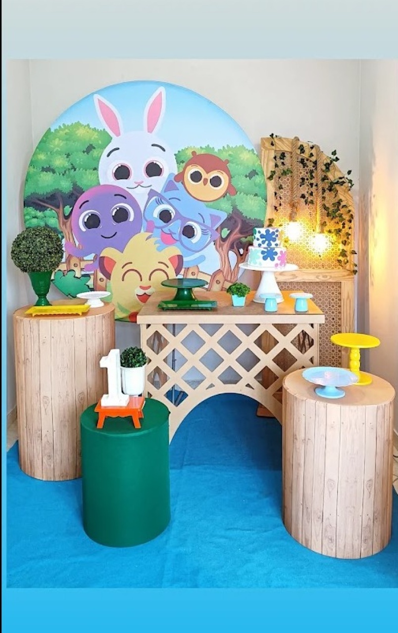 Decoração Infantil Bolo Fofo - FIG FESTA 