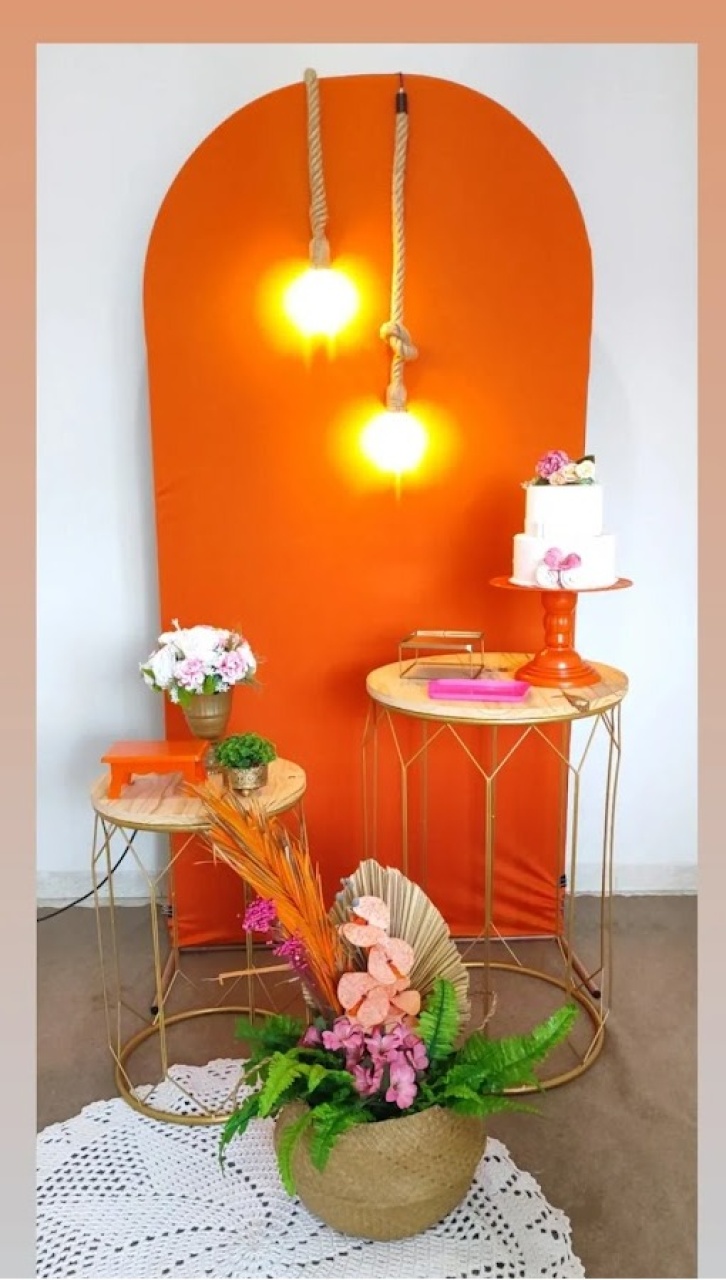 Decoração Adulto / Romano Laranja - FIG FESTA 