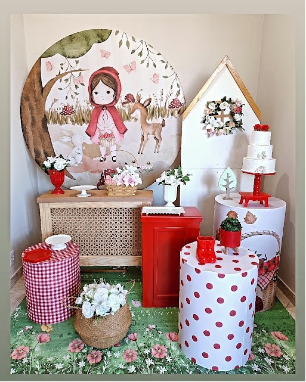 Decoração Infantil / Chapeuzinho Vermelho - FIG FESTA 