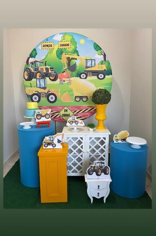 Decoraçao Infantil Construção - FIG FESTA 