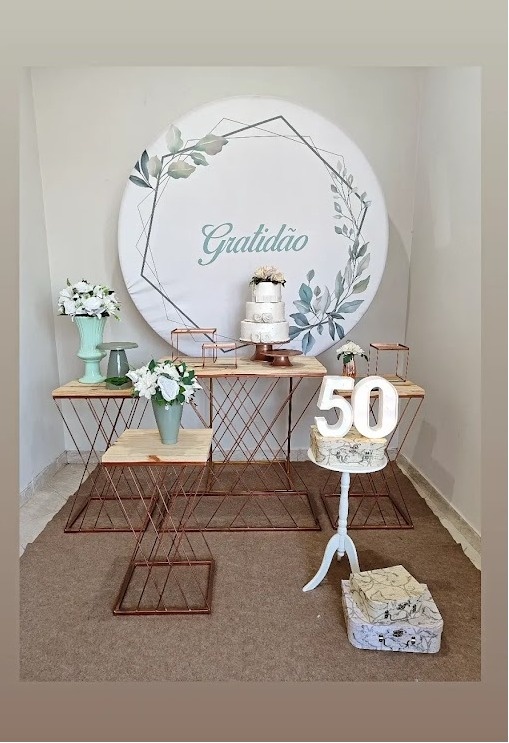 Decoração Adulto / Gratidão - FIG FESTA 