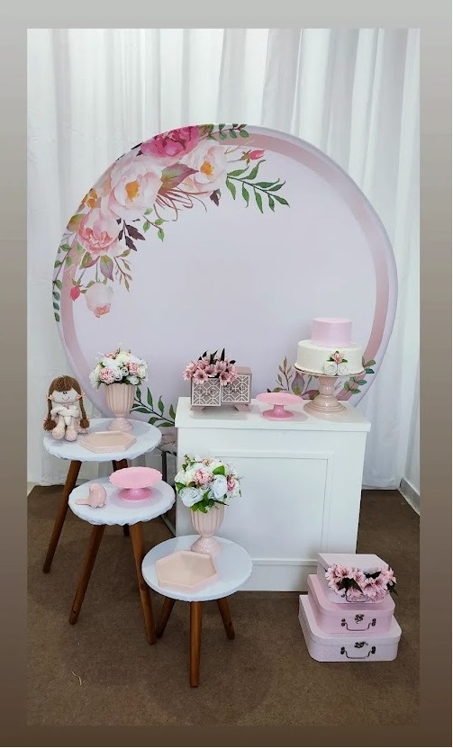 Decoração Infantil Rosa - FIG FESTA 
