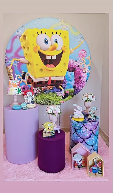 Decoração de Menino / Bob Esponja - FIG FESTA 