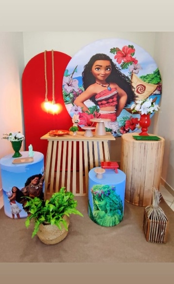 Decoração Infantil Moana  - FIG FESTA 