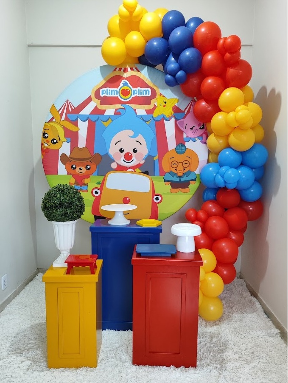 Decoração Infantil Palhaço Plin Plin - FIG FESTA 