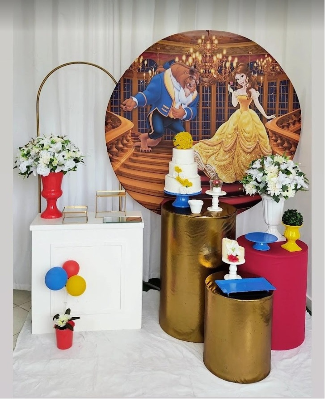 Decoraçaço Infantil / A Bela E A Fera - FIG FESTA 