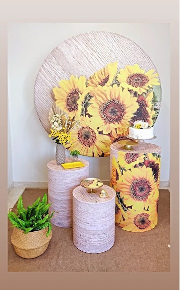 Decoração Adulto / Girassol - FIG FESTA 