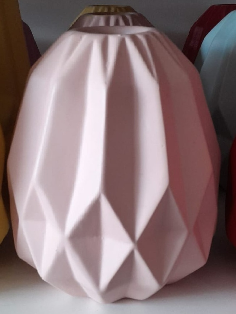Vaso Geométrico M - Rosa Candy  - adolettalocacoes