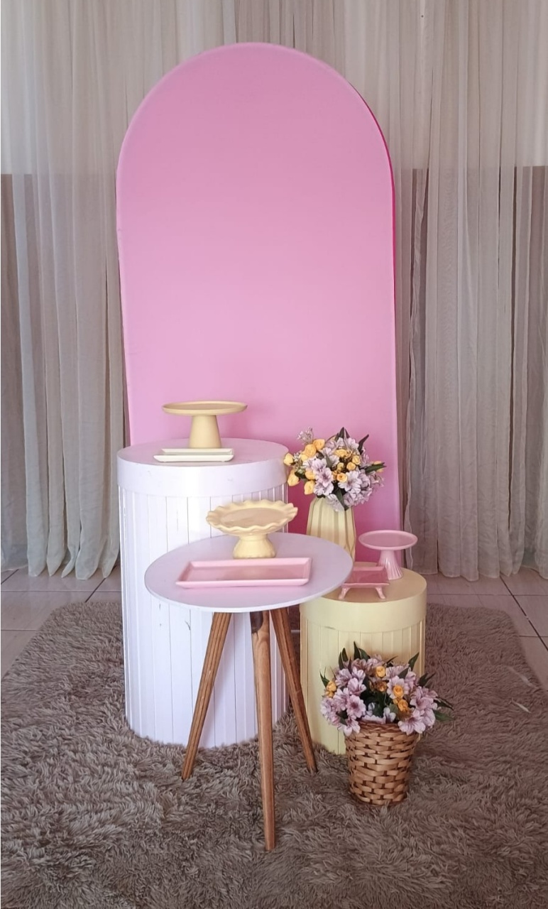 Kit Pegue E Monte - Rosa E Amarelo - adolettalocacoes