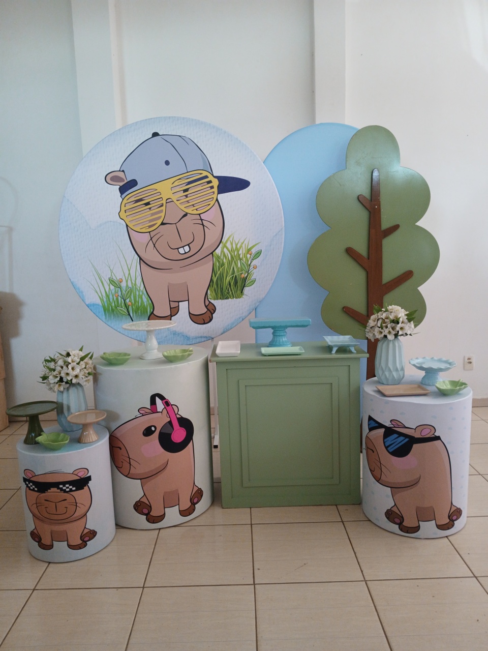 Kit Capivara Azul - adolettalocacoes