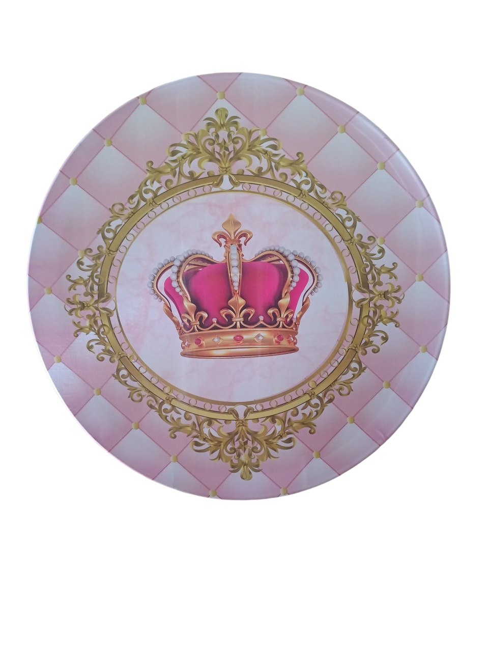 Tecido Sublimado - Realeza Rosa  - adolettalocacoes