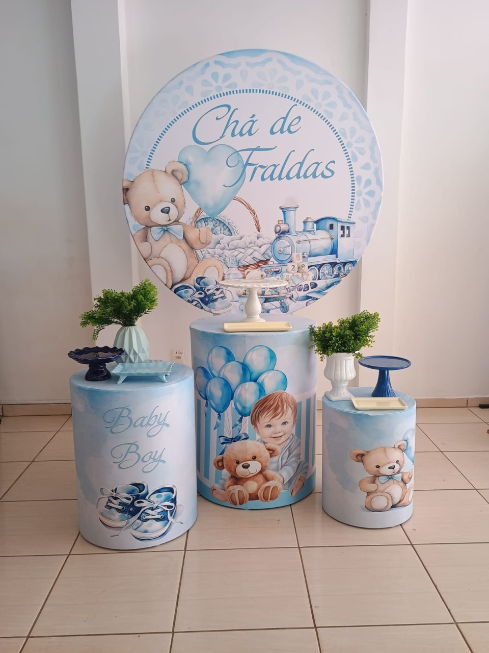 Kit Chá de Fralda Azul - adolettalocacoes