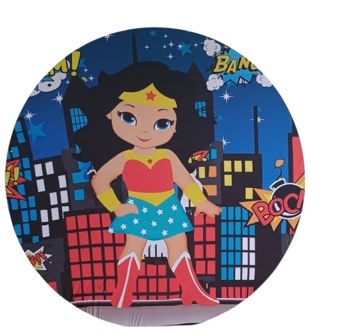  Tecido Sublimado - Mulher Maravilha  - adolettalocacoes