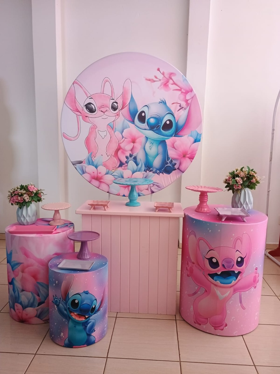 Kit Pegue E Monte M - Stitch E Angel  - adolettalocacoes