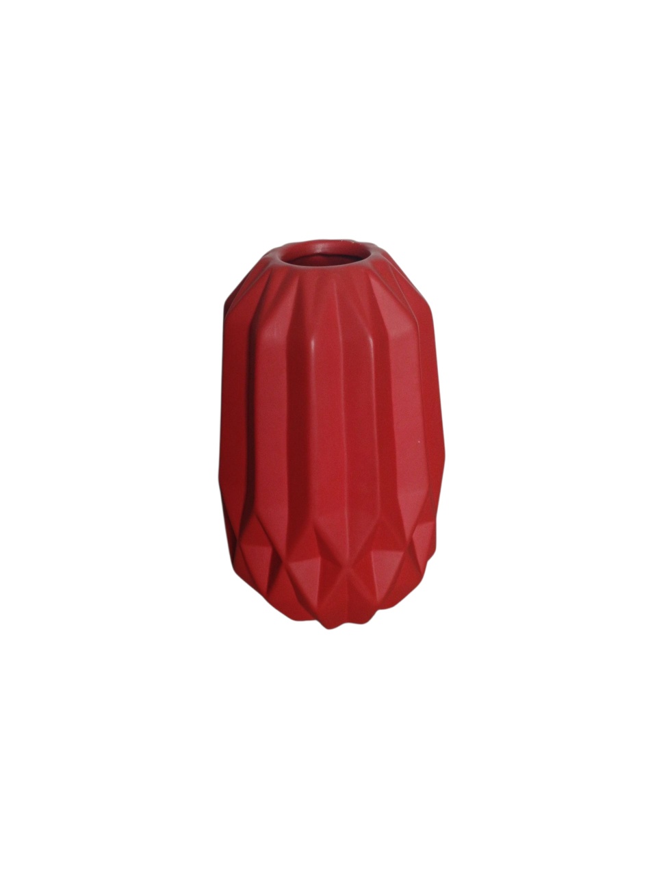Vaso Geométrico G - Vermelho  - adolettalocacoes