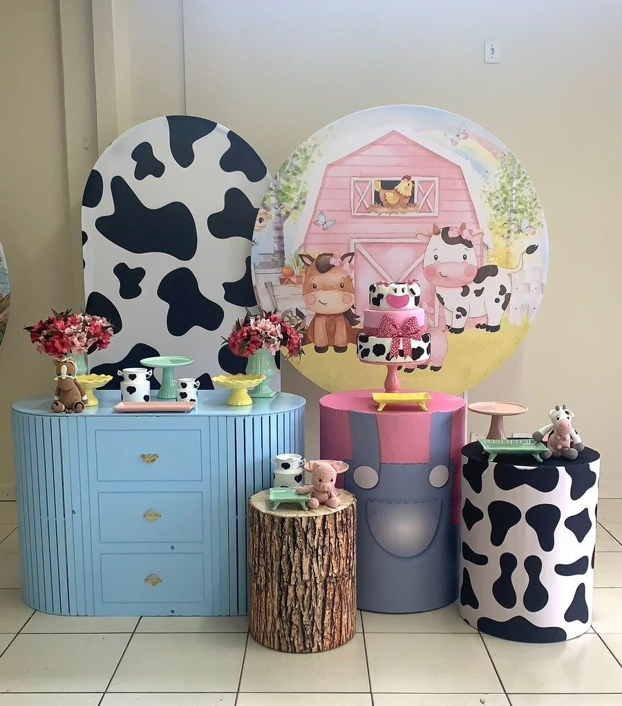 Kit Fazendinha Rosa  - adolettalocacoes