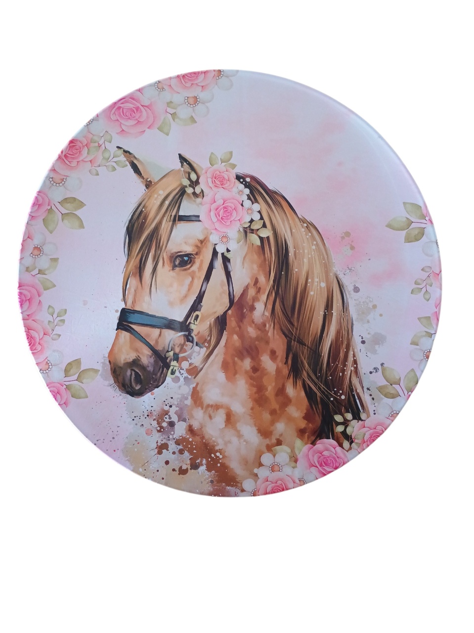 Tecido Sublimado - Cavalo Menina  - adolettalocacoes