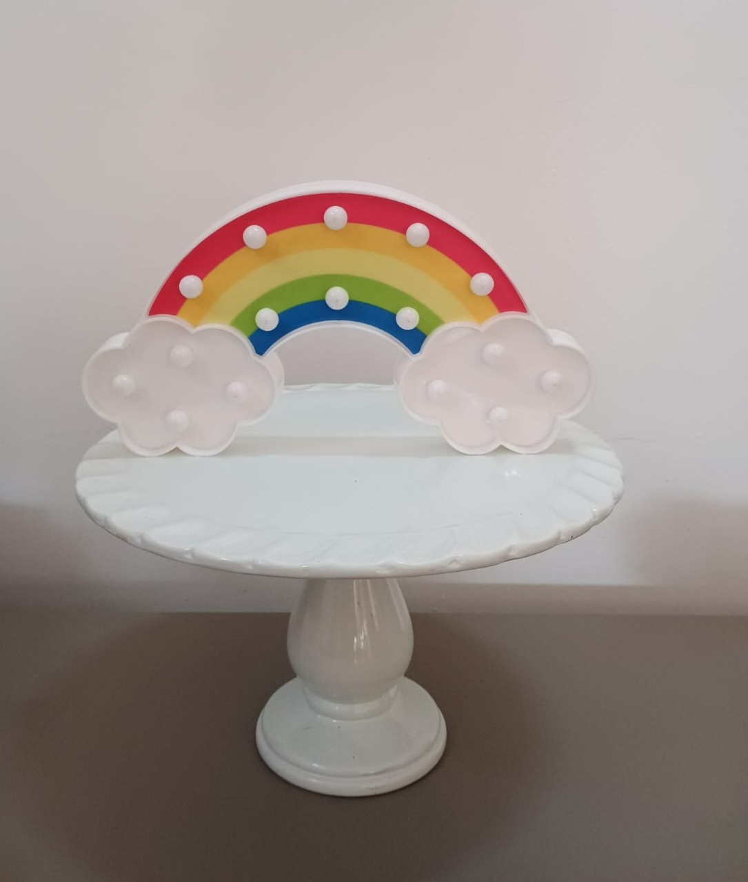 Enfeite de Mesa - Arco Irís  - adolettalocacoes