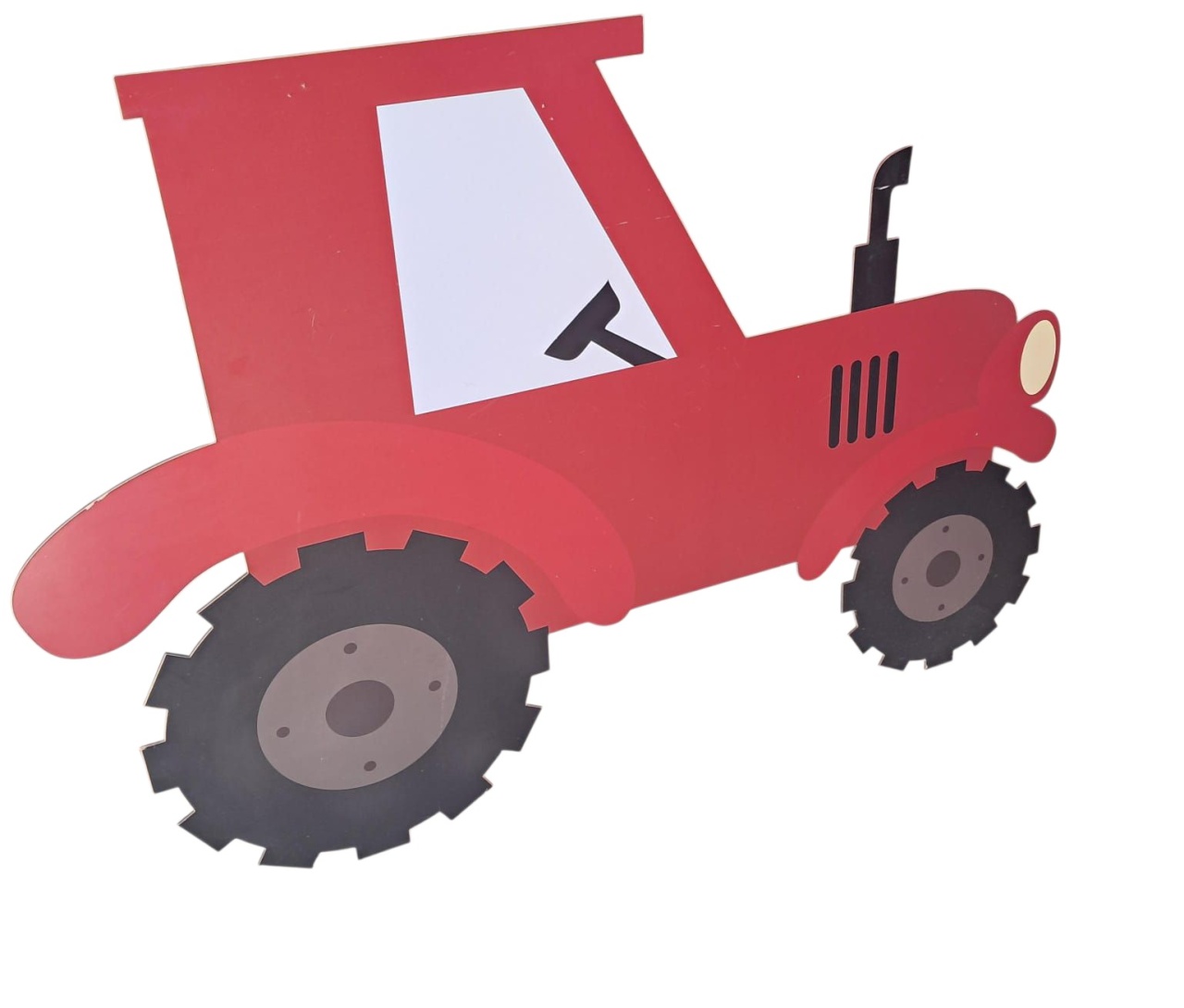 Display Grande - Trator Vermelho  - adolettalocacoes