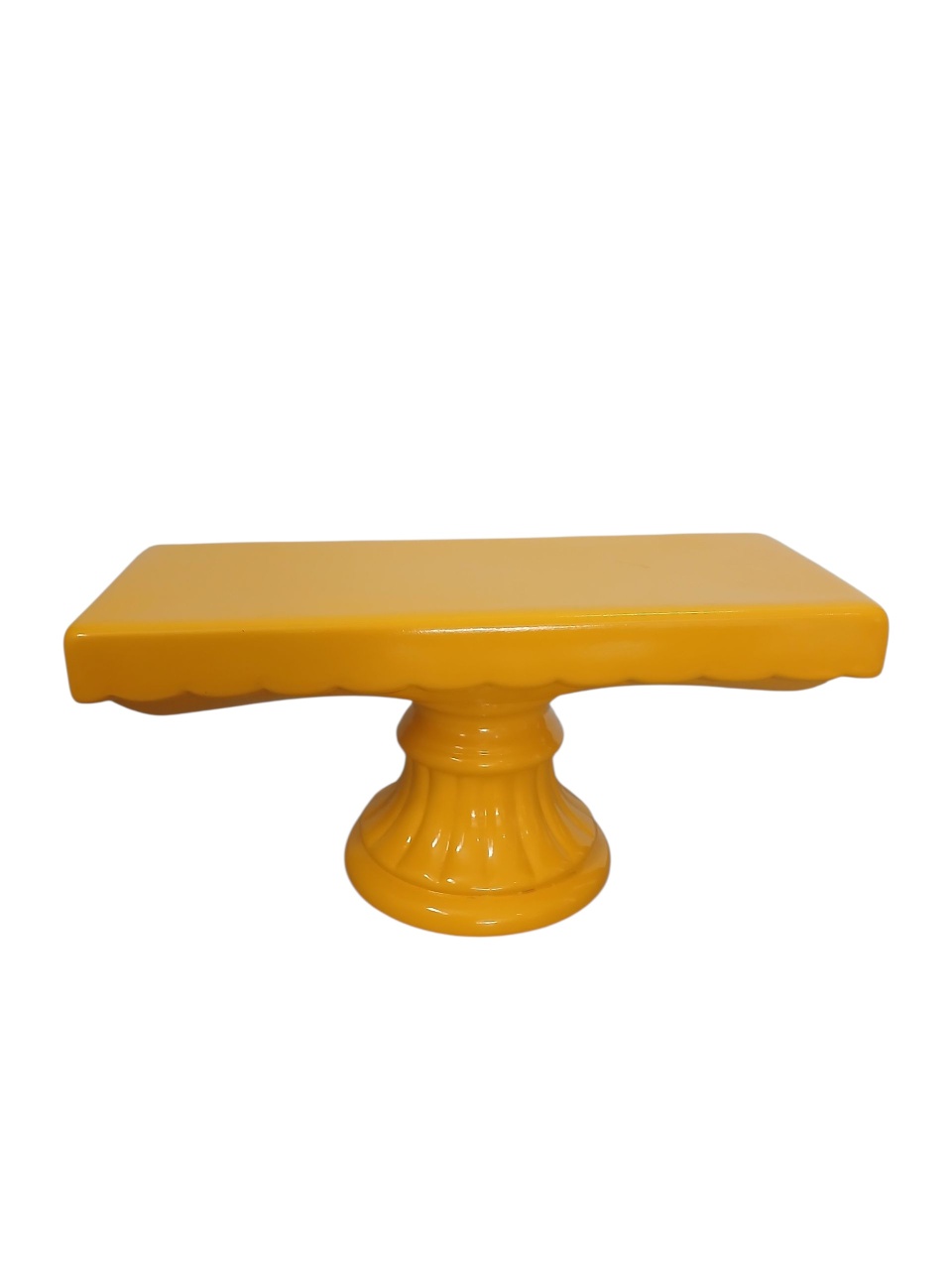 Bandeja Retangular Alta - Amarelo - adolettalocacoes