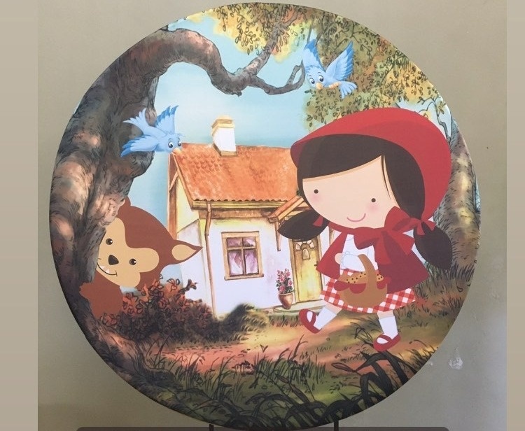 Tecido Sublimado Chapéuzinho Vermelho  - adolettalocacoes