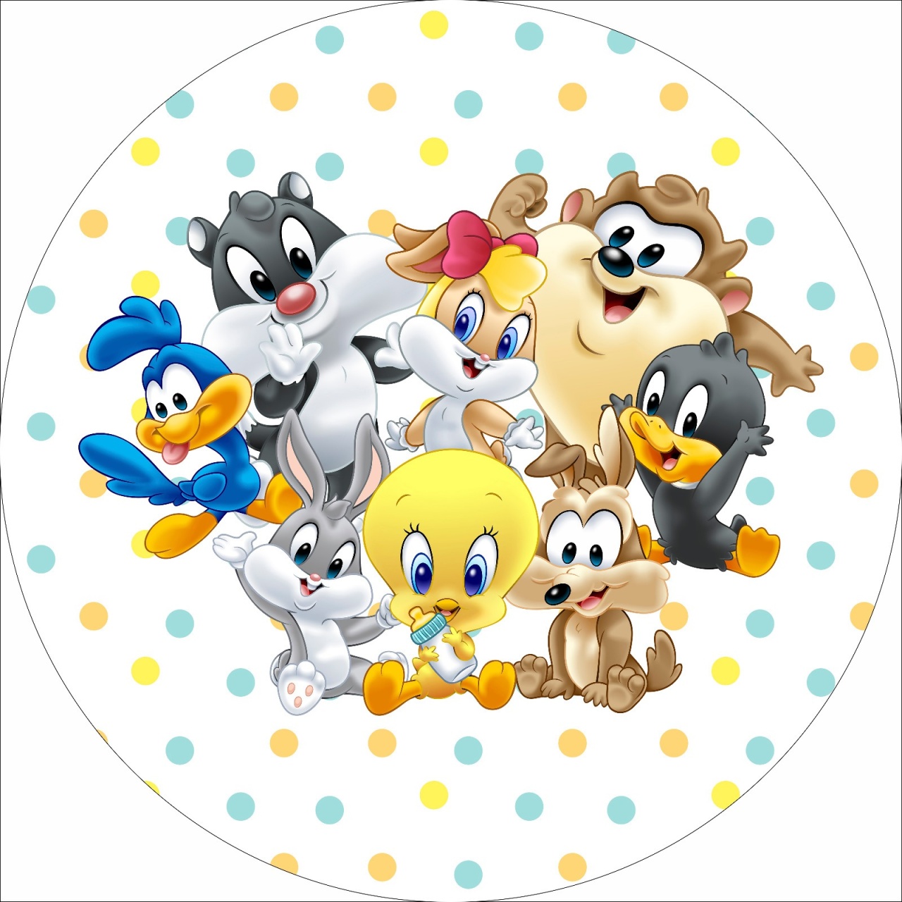 Tecido Sublimado Baby Looney Tunes  - adolettalocacoes
