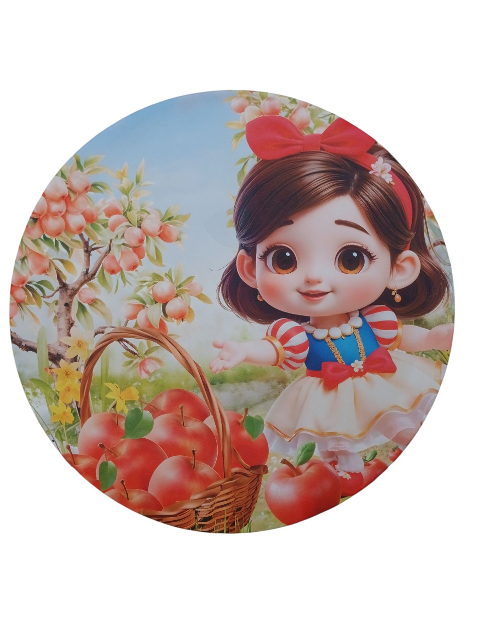 Tecido Sublimado Branca de Neve Cute - adolettalocacoes