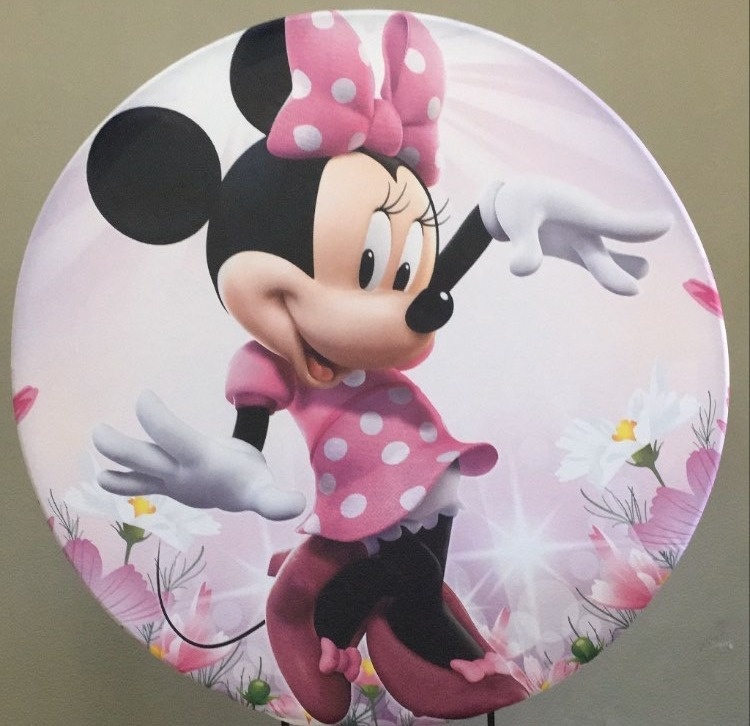Tecido Sublimado Minnie Rosa  - adolettalocacoes