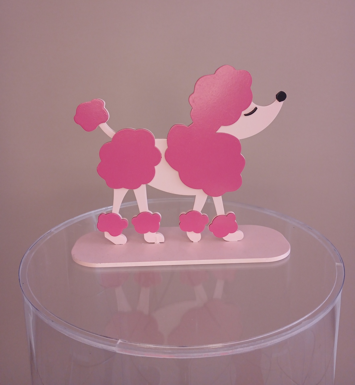 Enfeite de Mesa - Cachorrinho Barbie  - adolettalocacoes