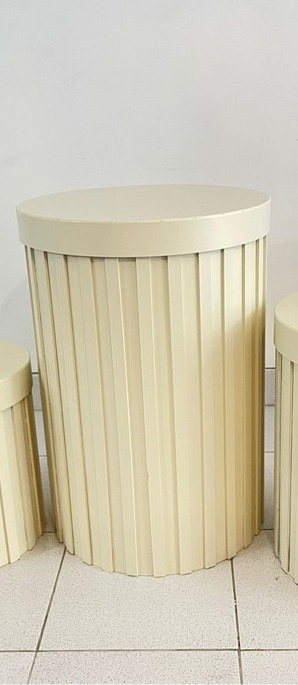 Cilindro Ripado Mdf - Amarelo Candy - G - adolettalocacoes