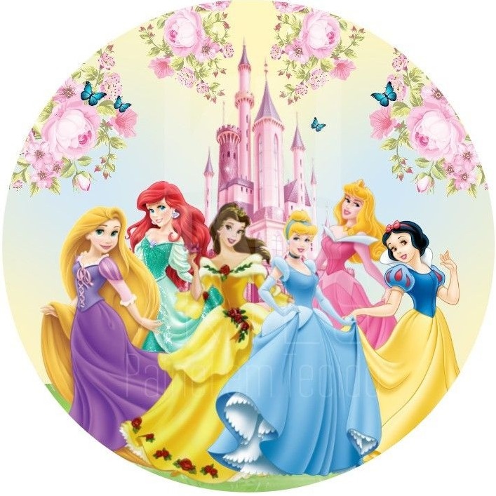 Tecido Sublimado Princesas  - adolettalocacoes