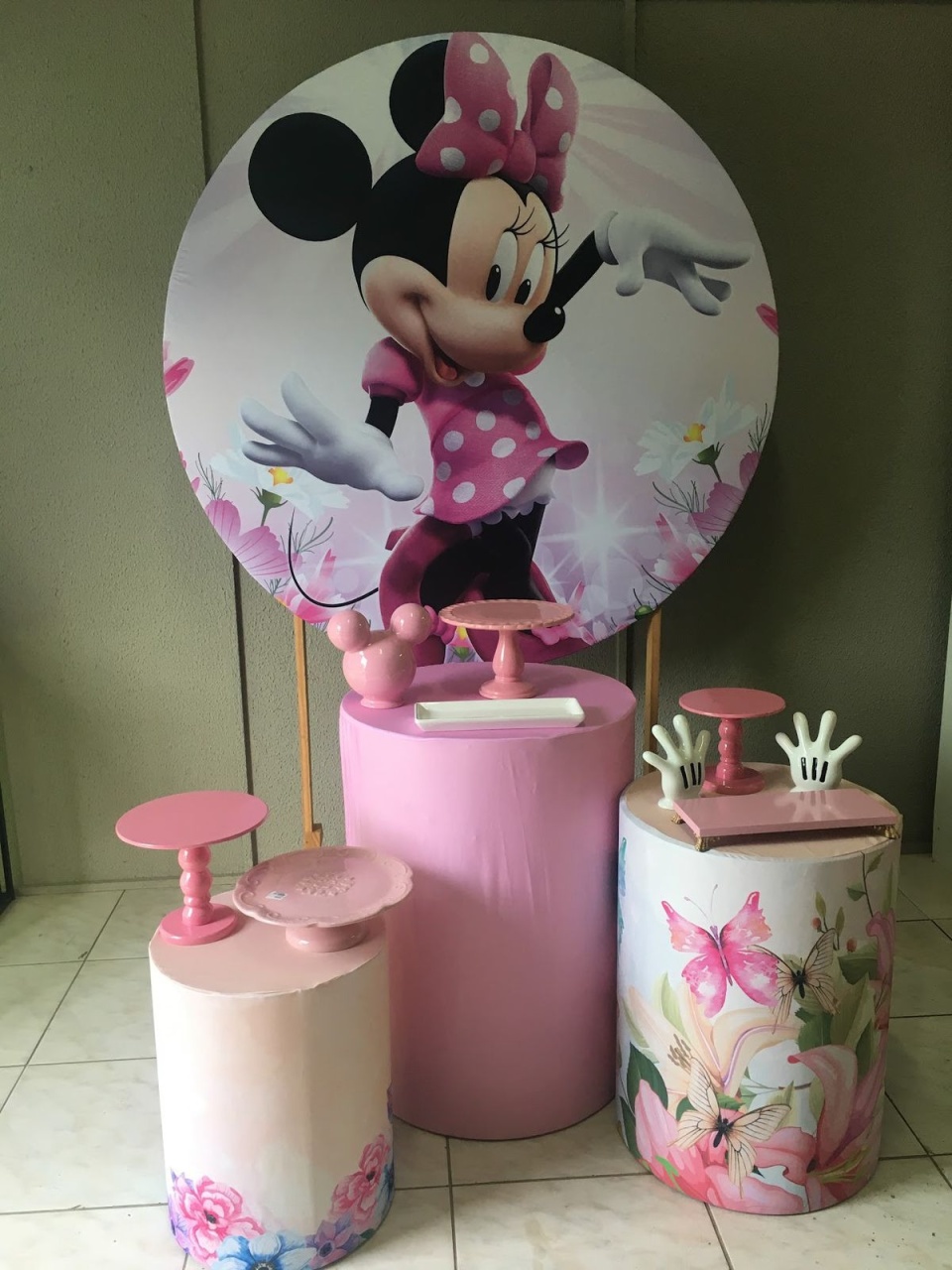 Kit Pegue E Monte P - Minnie Rosa  - adolettalocacoes