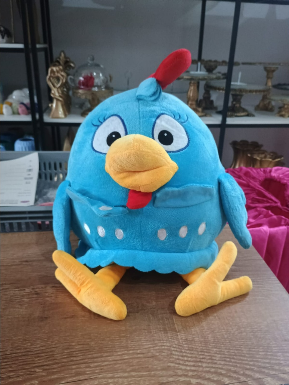 Galinha Pintadinha G - Pelúcia - adolettalocacoes