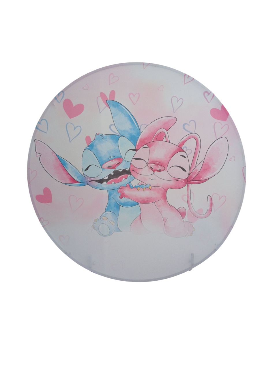  Tecido Sublimado - Stitch E Angel  - adolettalocacoes