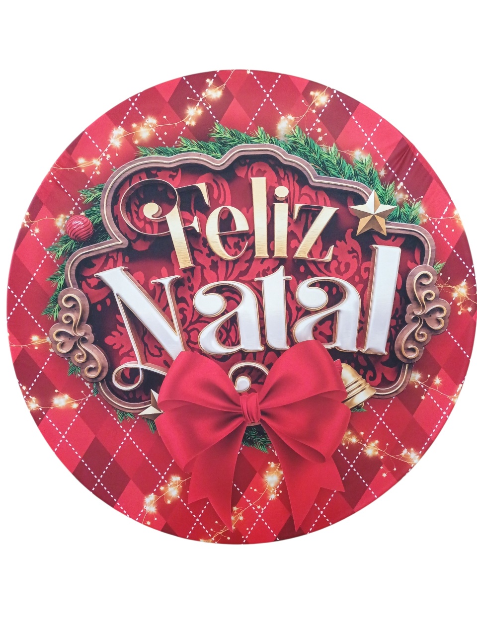 Tecido Sublimado - Feliz Natal  - adolettalocacoes