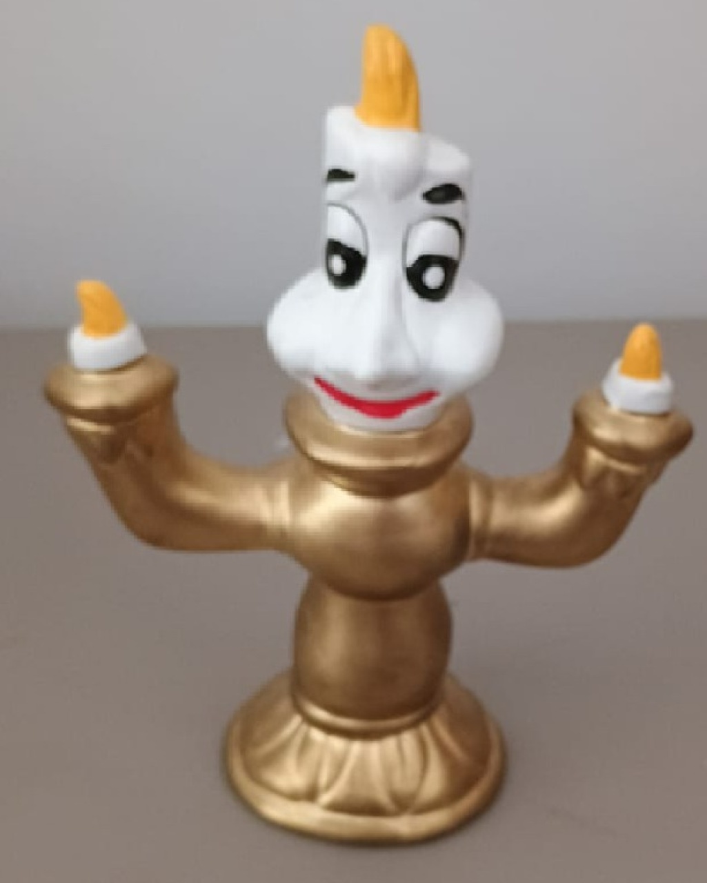 Castiçal Porcelana Bela E A Fera - adolettalocacoes