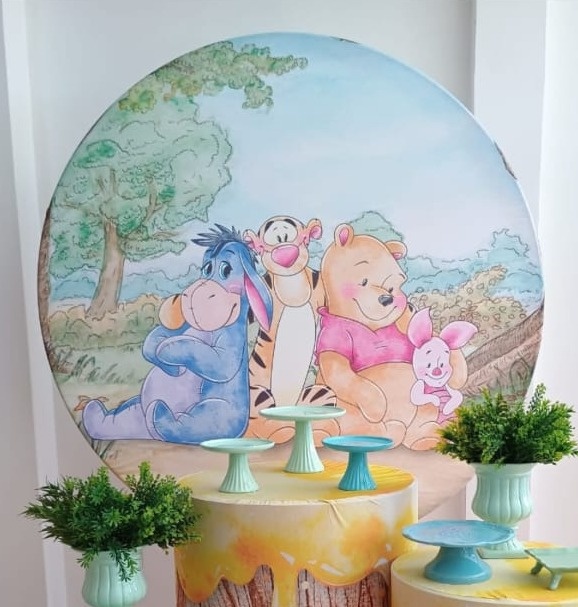 Tecido Sublimado - Ursinho Pooh  - adolettalocacoes