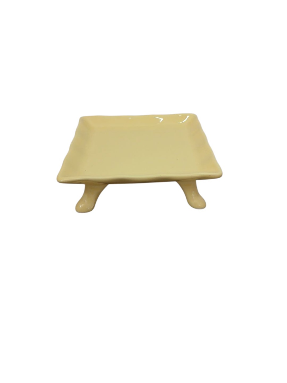 Bandeja Quadrada P - Amarelo Candy  - adolettalocacoes
