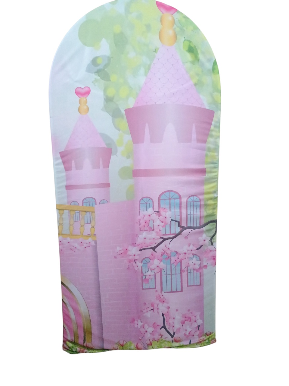 Tecido Romano Veste Fácil - Castelo Rosa  - adolettalocacoes