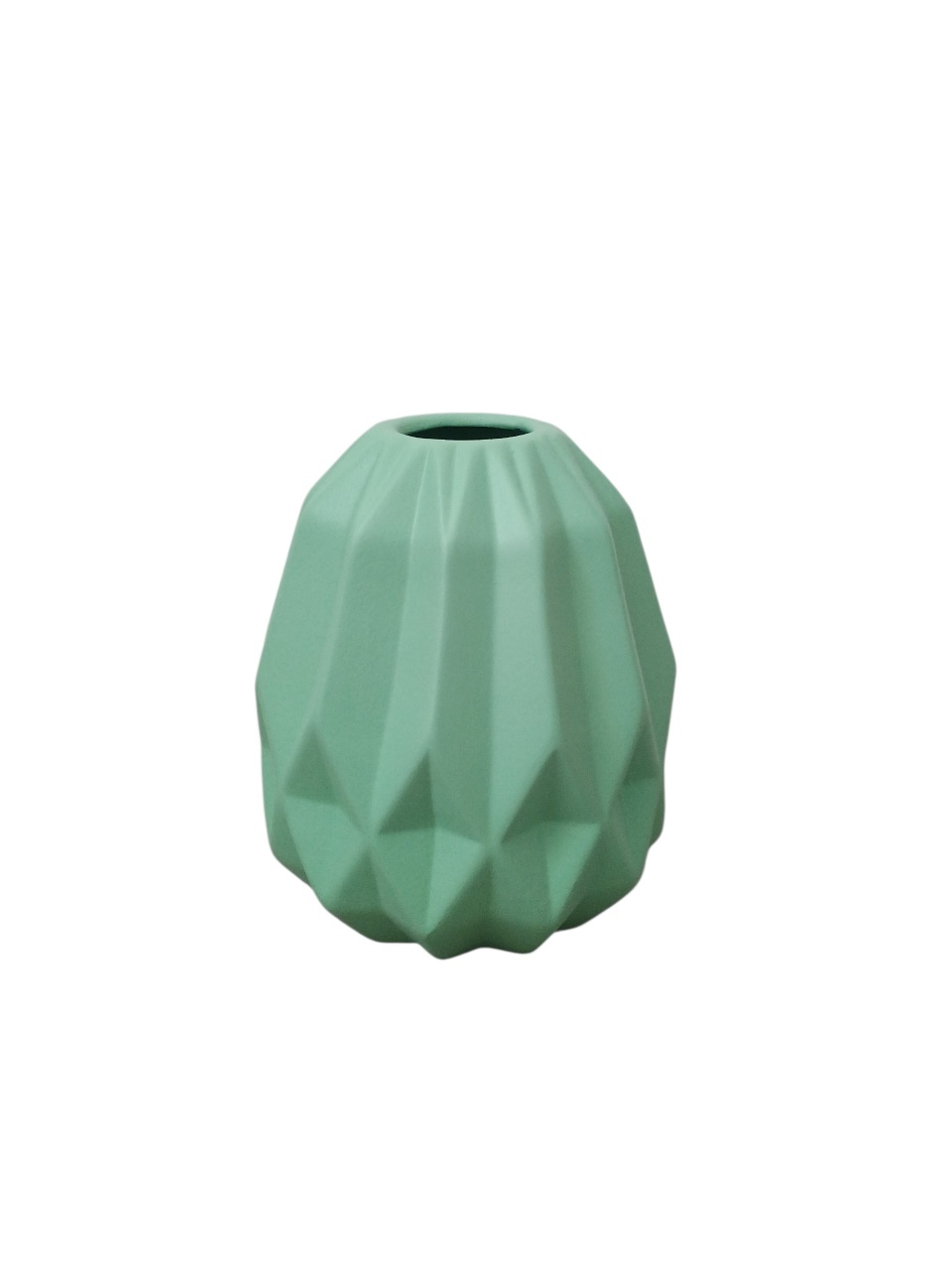 Vaso Geométrico M - Verde  - adolettalocacoes