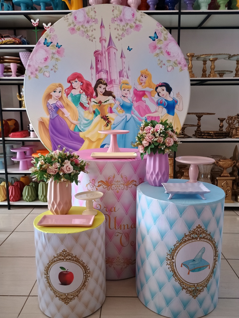 Kit Pegue E Monte P - Princesas  - adolettalocacoes