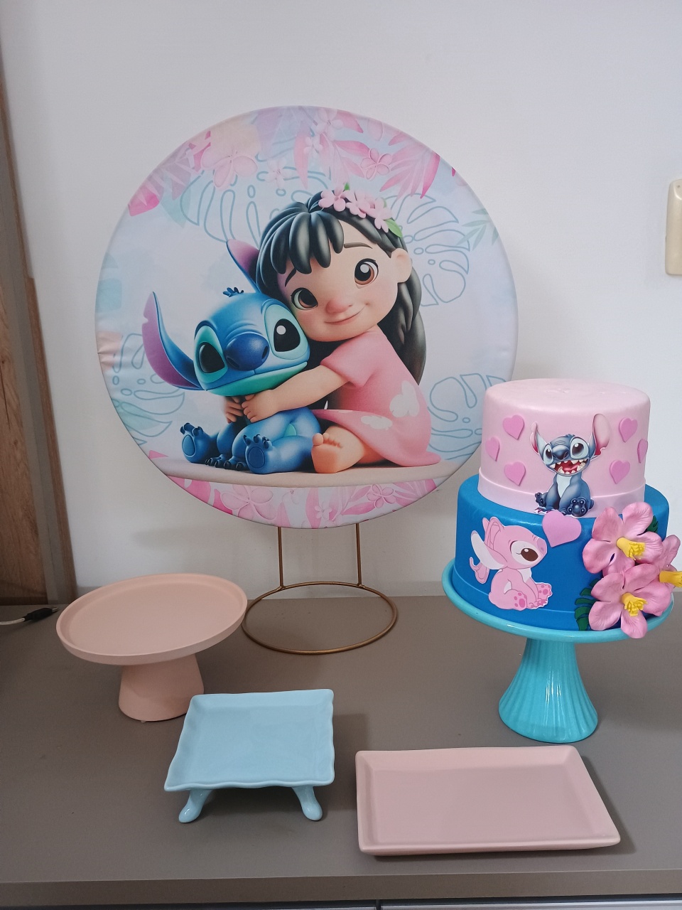 Kit de Mesa - Lilo & Stitch  - adolettalocacoes