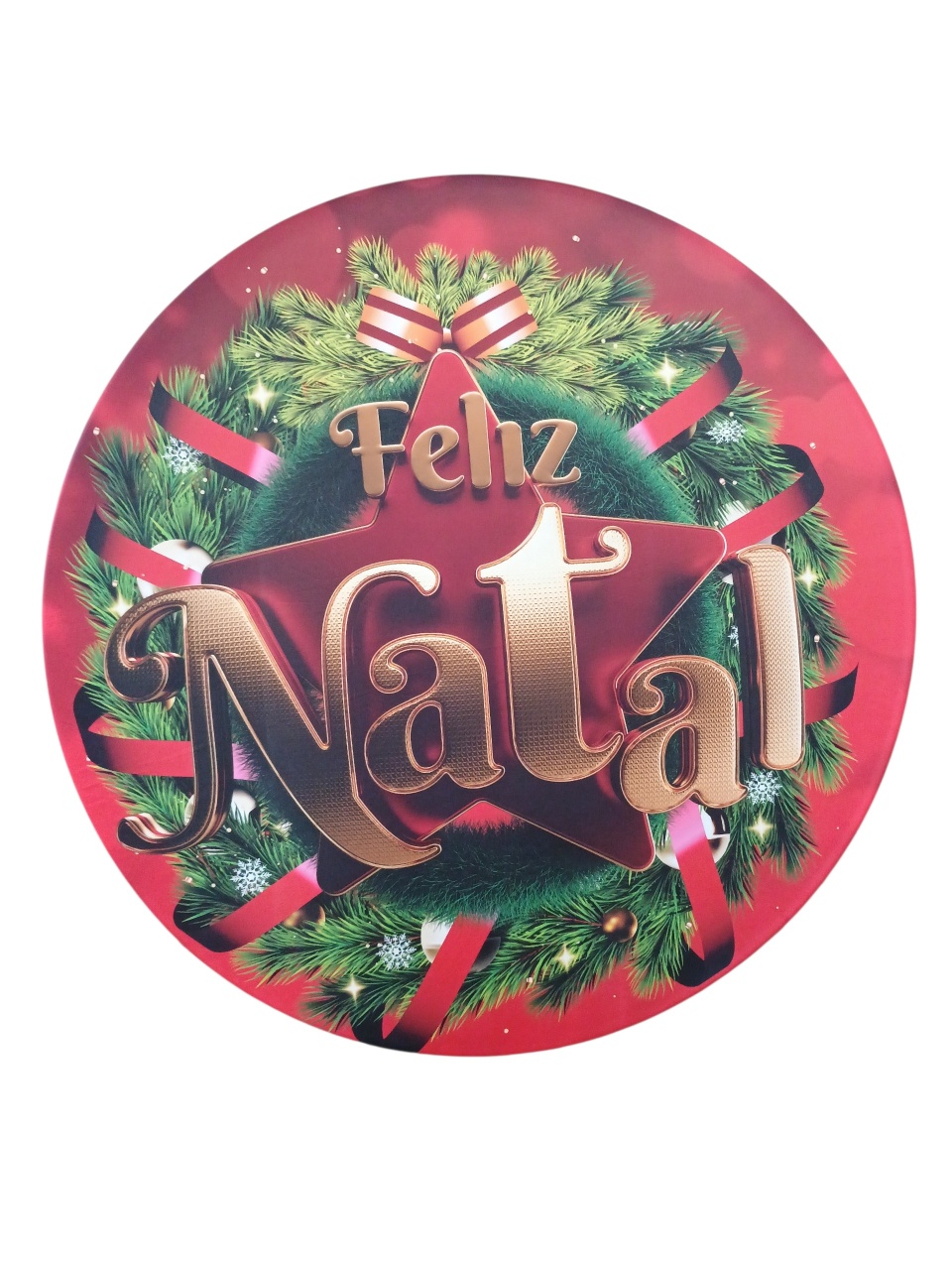 Tecido Sublimado - Feliz Natal Verde - adolettalocacoes