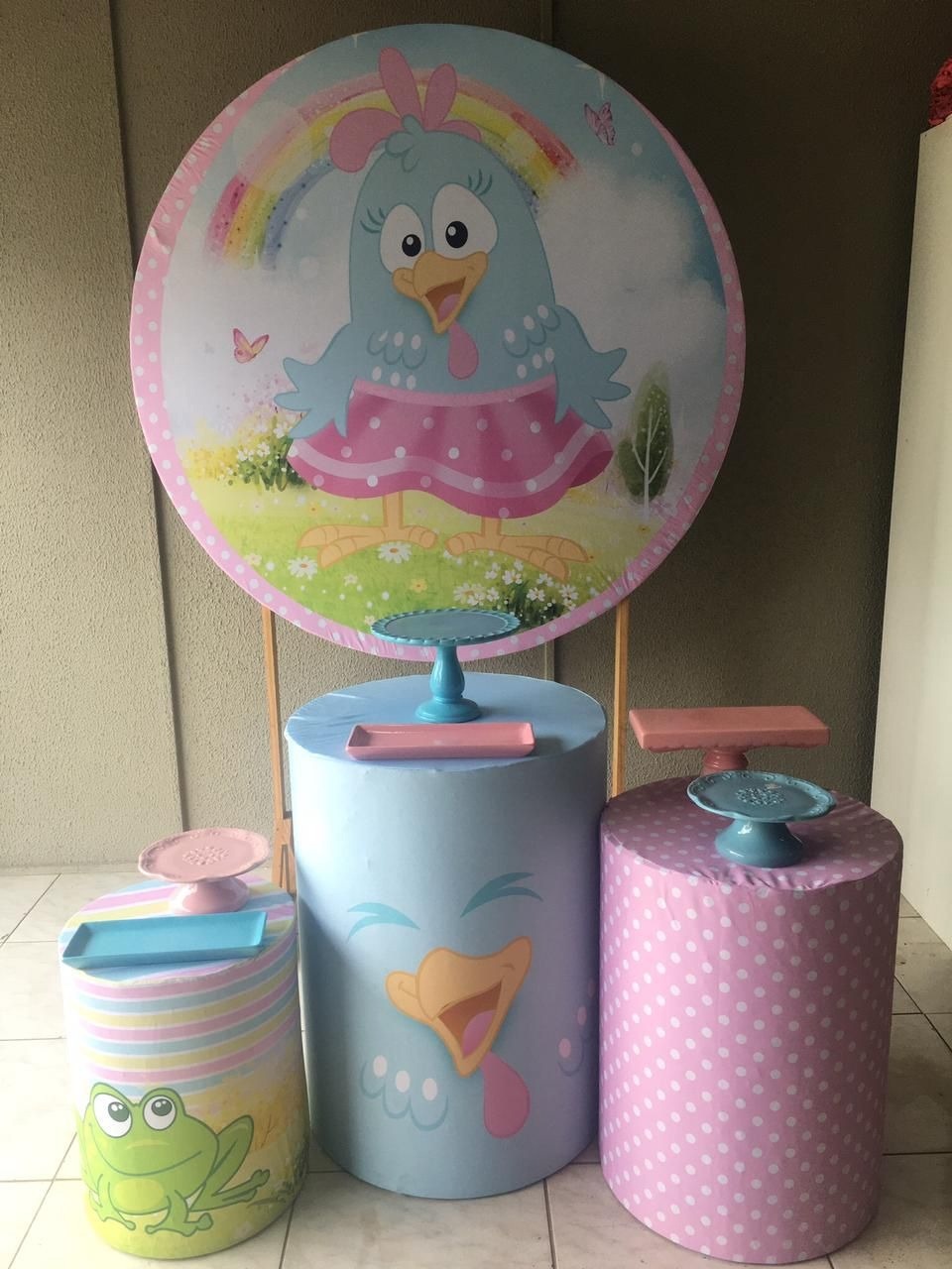 Kit Pegue E Monte P - Galinha Pintadinha  - adolettalocacoes