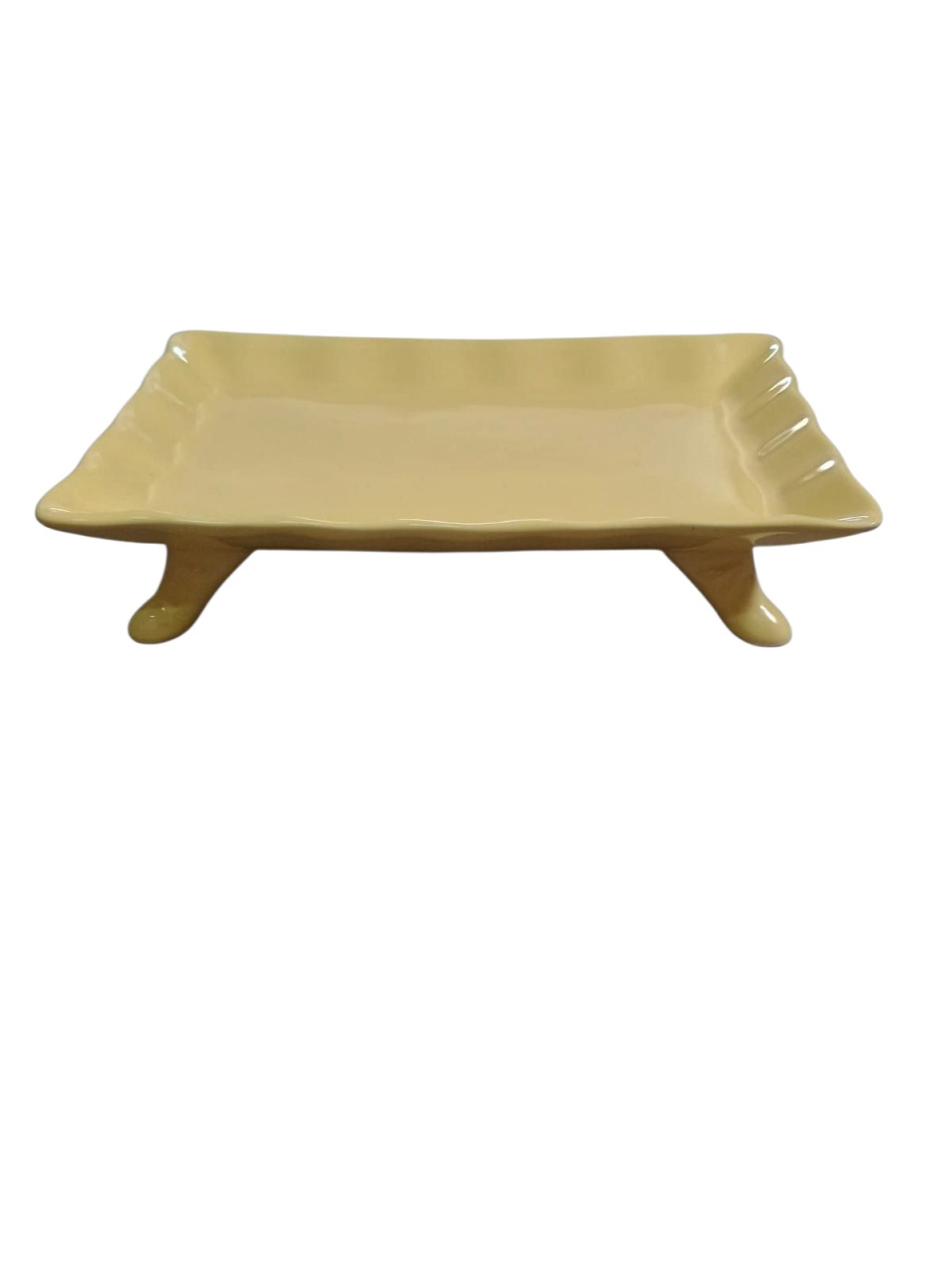 Bandeja Retangular Amarelo Candy  - adolettalocacoes