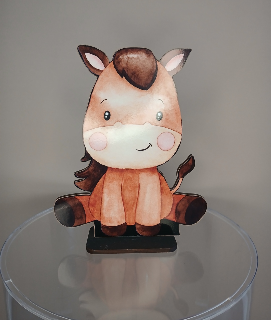 Enfeite de Mesa - Cavalinho - Mdf  - adolettalocacoes