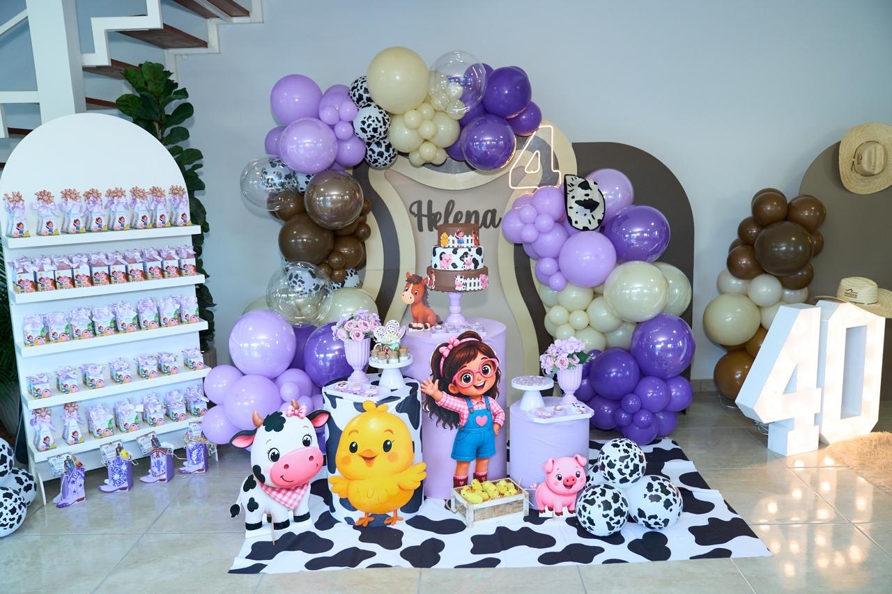 Decoração Fazendinha Painel Orgânico - RF PEGUE E MONTE E PERSONALIZADOS