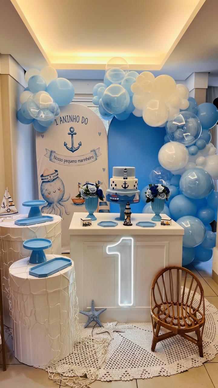 Decoração Completa Marinheiro - RF PEGUE E MONTE E PERSONALIZADOS