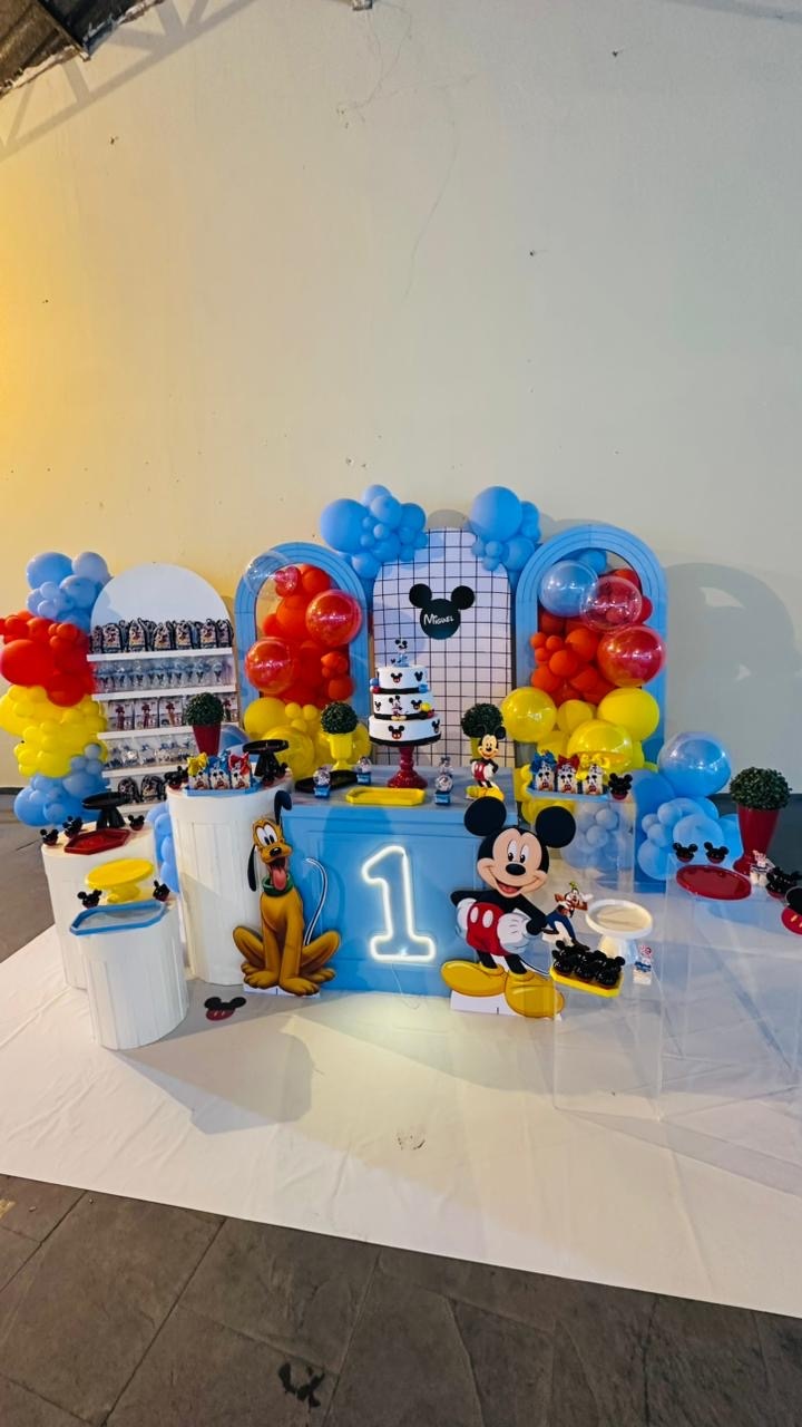 Decoração Mickey - RF PEGUE E MONTE E PERSONALIZADOS